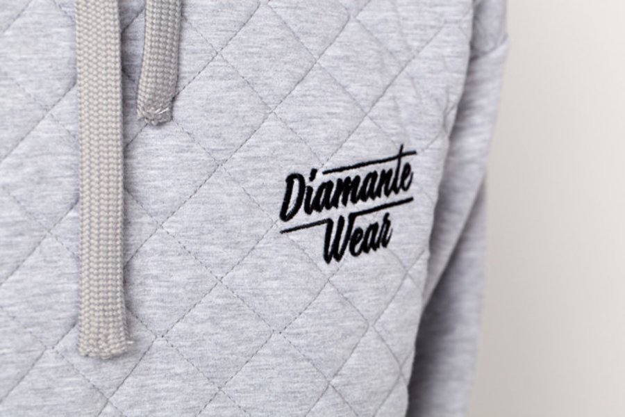 Bluza Diamante Wear DLW Quilted szara