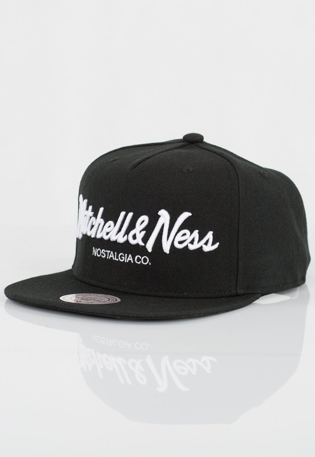Czapka Snapback Mitchell & Ness Brand czarna