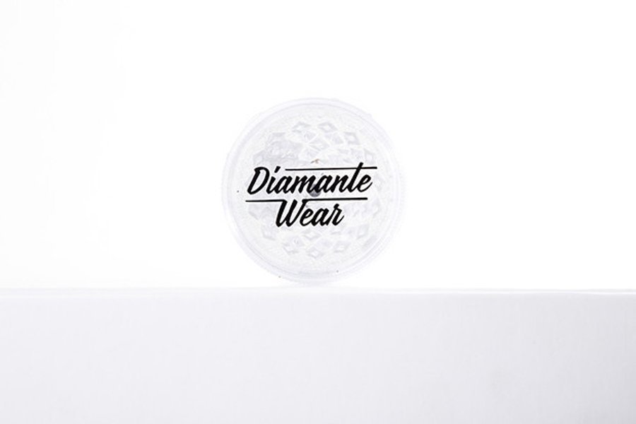 Grinder Diamante Wear 2-częściowy 'DW' Przeźroczysty