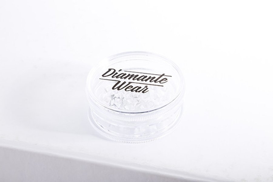 Grinder Diamante Wear 2-częściowy 'DW' Przeźroczysty