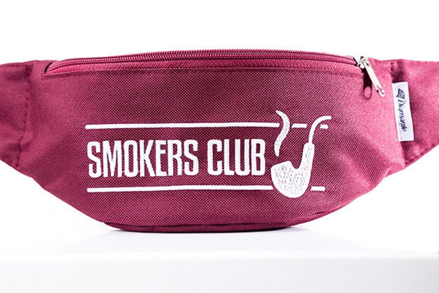Nerka Diamante Wear Smokers Club bordowa