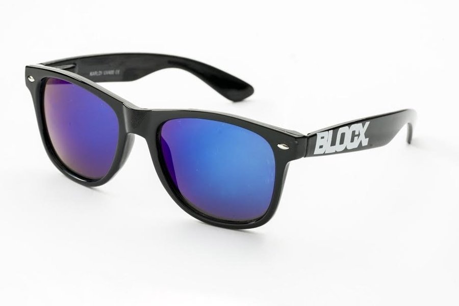 Okulary Blocx Black x Mirror Blue P1 300