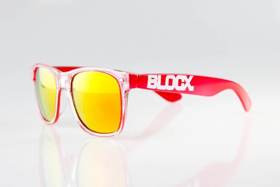 Okulary Blocx Clear x Red 2014 48