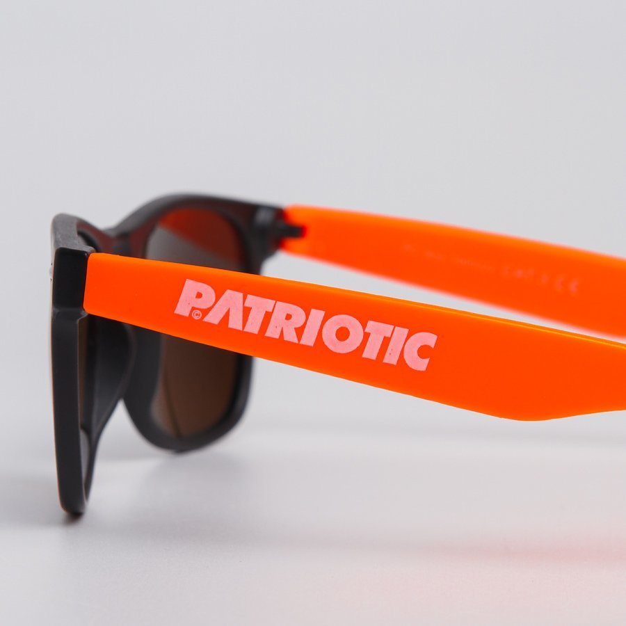 Okulary Patriotic Mat Oprawka Black Orange Chameleon Lustro 5338
