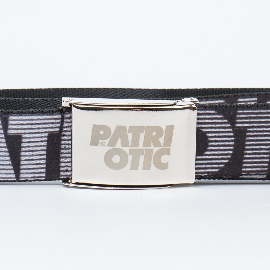 Pasek Patriotic Futura Shade czarno srebrny