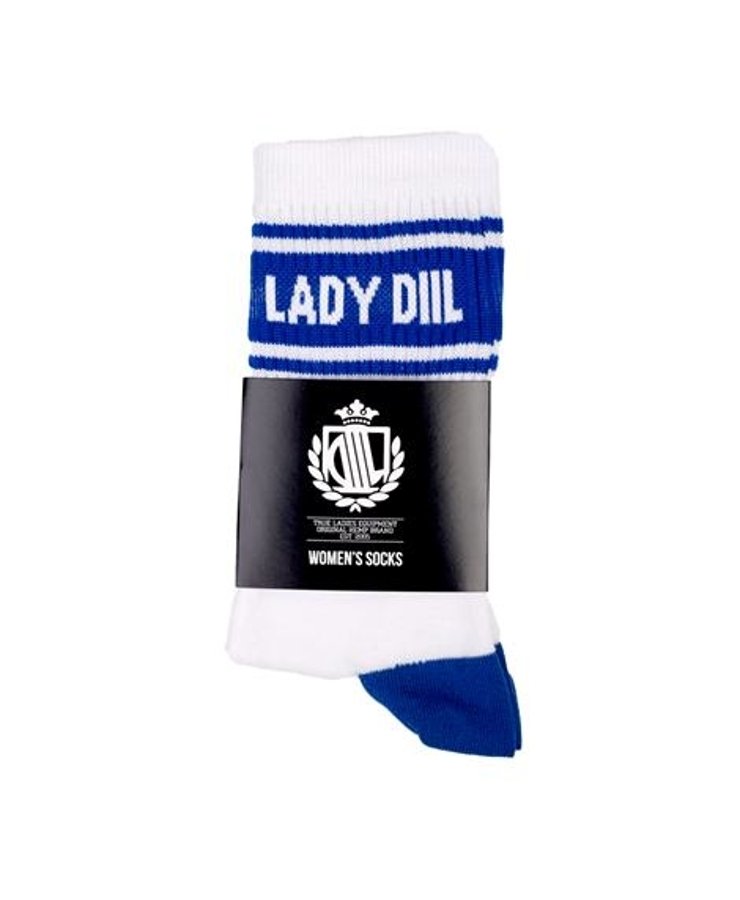 Skiety Lady Diil Długie LD biało niebieskie