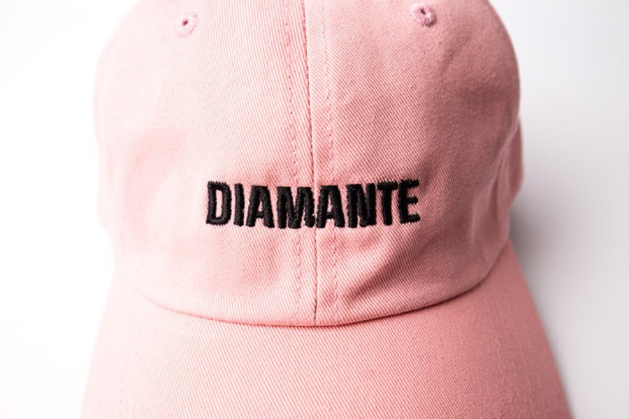 Snap Diamante Wear Baseball różowy