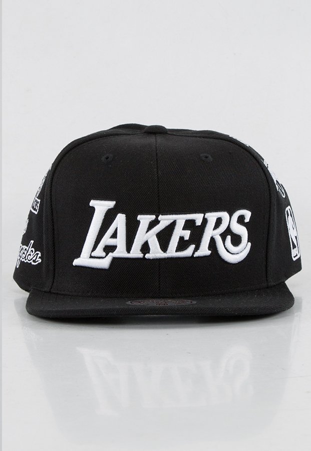 Snap Mitchell & Ness NBA Logo History LA Lakers czarny