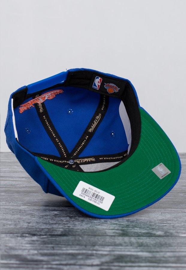 Snap Mitchell & Ness NBA Wool Solid Knicks niebieski