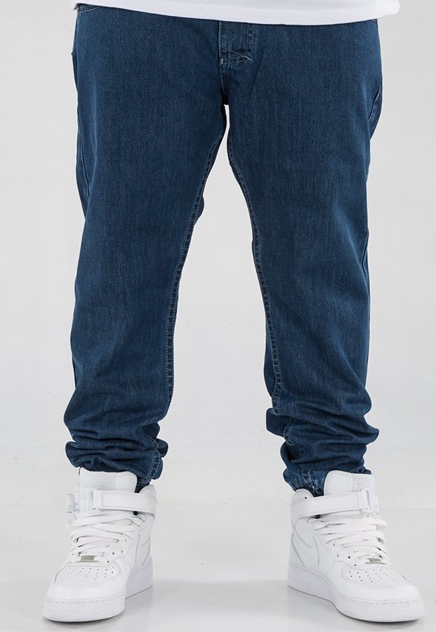 Spodnie Mass Jogger Base Sneaker Fit blue