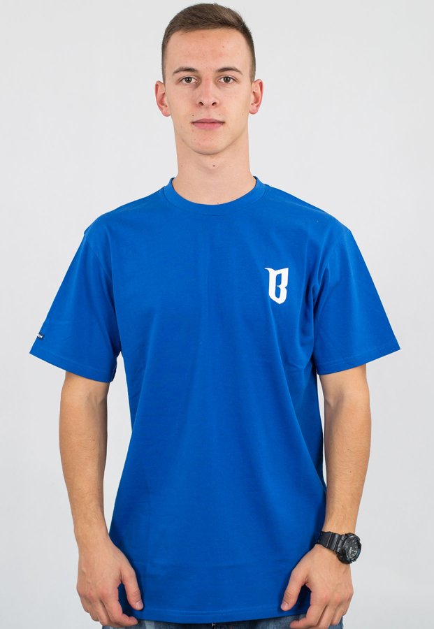 T-shirt B.O.R. Biuro Ochrony Rapu Classic Borcrew niebieski