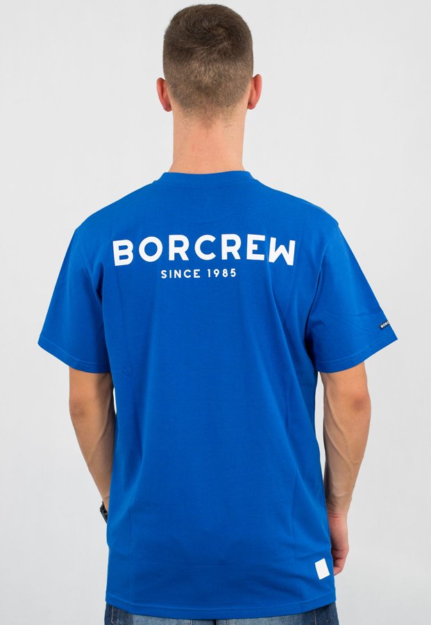T-shirt B.O.R. Biuro Ochrony Rapu Classic Borcrew niebieski