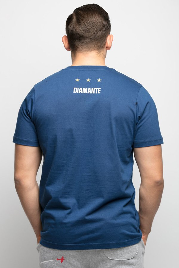 T-shirt Diamante Wear Unisex Flight School Pocket granatowy
