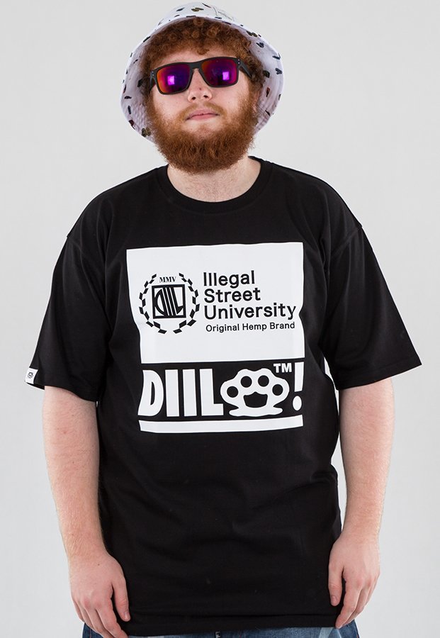 T-shirt Diil Missed czarny