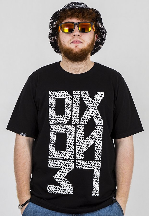 T-shirt Dixon37 Fonts czarny