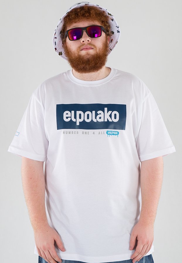 T-shirt El Polako Classic 08 biały