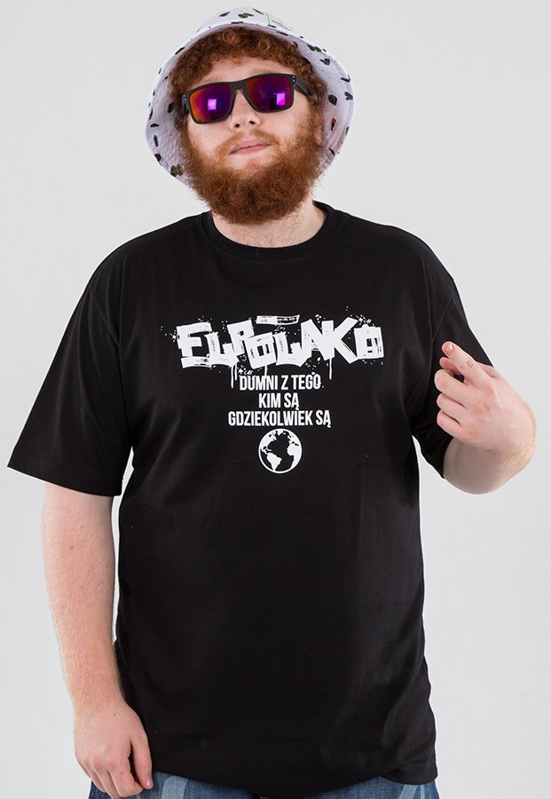 T-shirt El Polako Dumni Z Tego Kim Są czarny