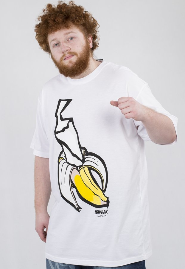T-shirt Equalizer Banan biały