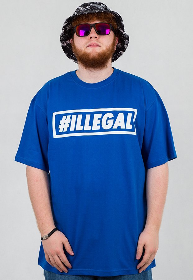 T-shirt Illegal Classic niebieski