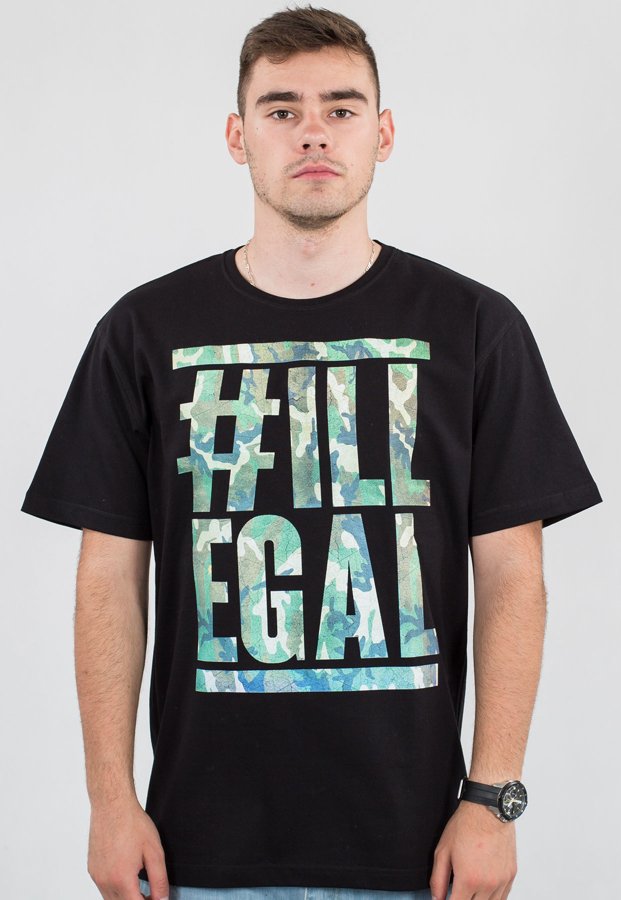 T-shirt Illegal Moro Belt czarny