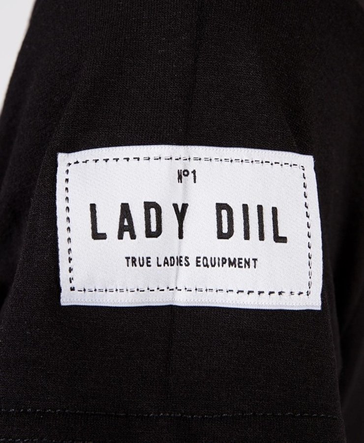 T-shirt Lady Diil Laur czarny
