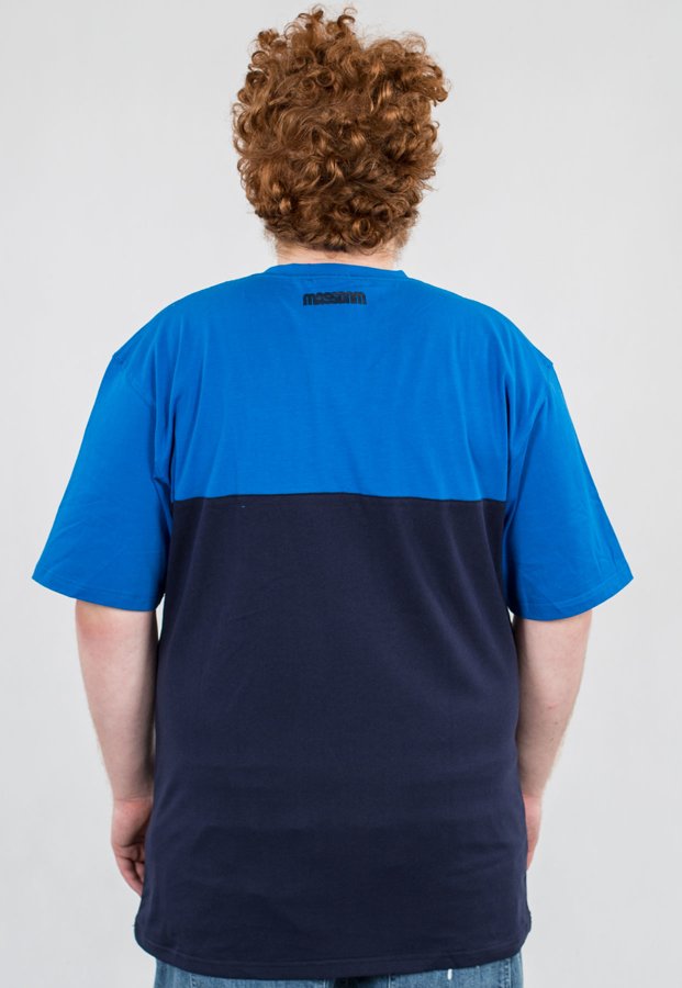 T-shirt Mass Classics Cut granatowo niebieski