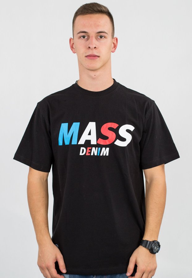 T-shirt Mass Grand czarny