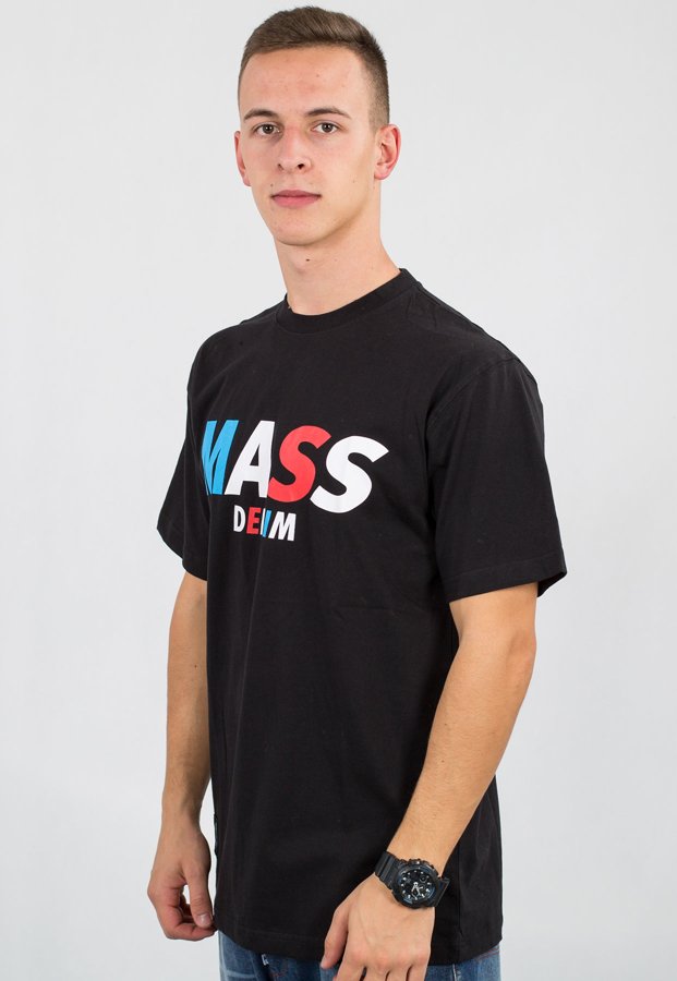 T-shirt Mass Grand czarny