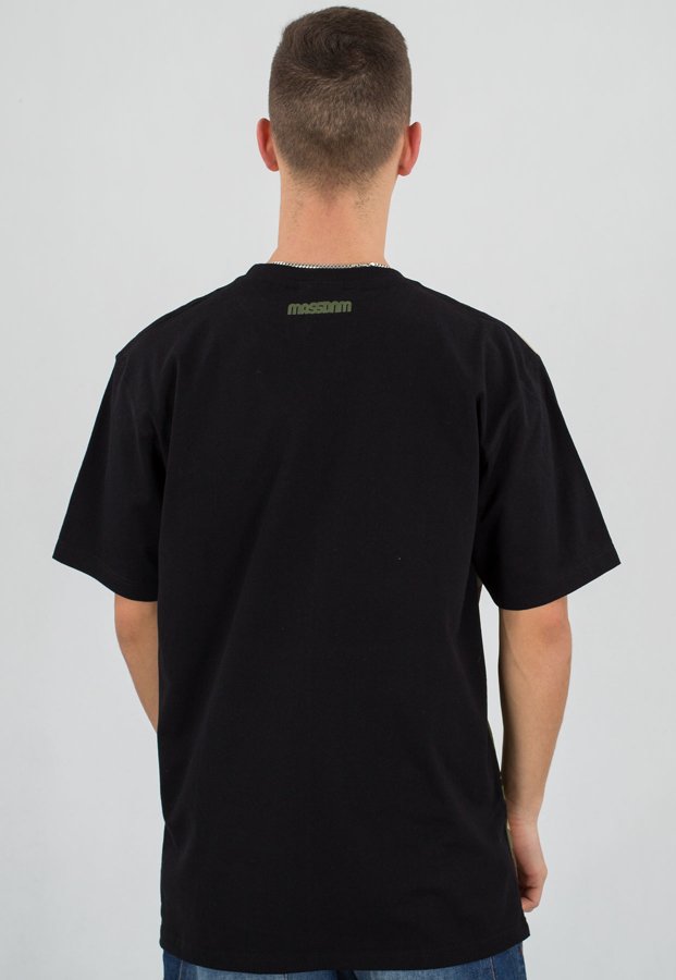 T-shirt Mass Half Camo czarny