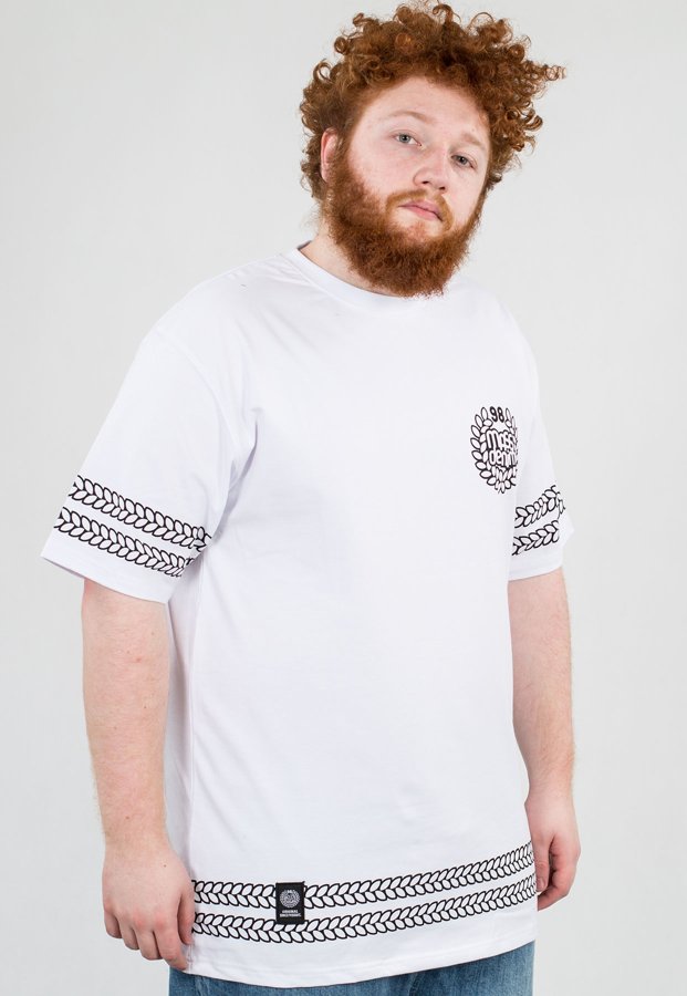 T-shirt Mass Legendary biały