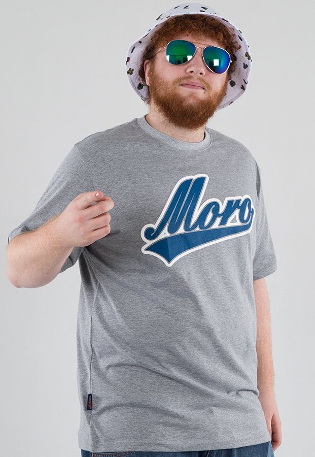 T-shirt Moro Sport Baseball szary