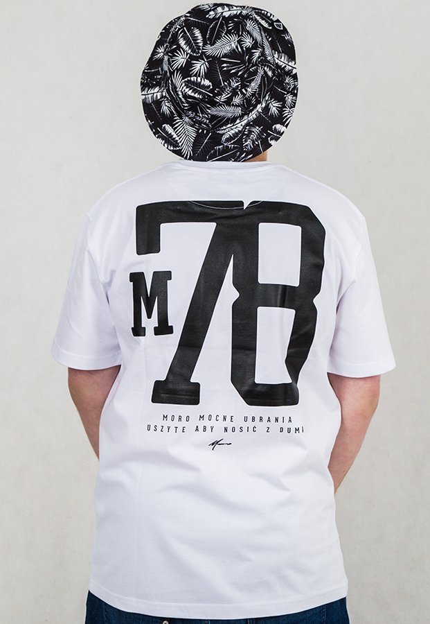 T-shirt Moro Sport M78 biały