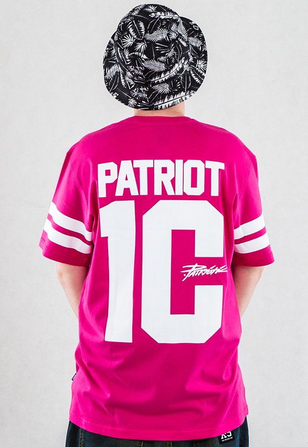 T-shirt Patriotic Futura 10 magentowy