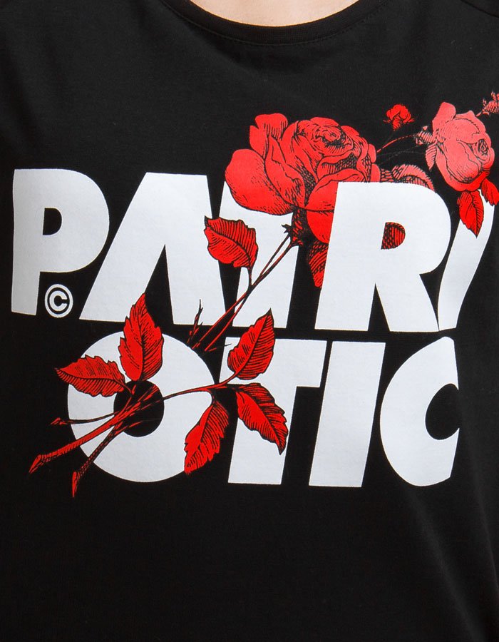 T-shirt Patriotic Lax Rose czarny
