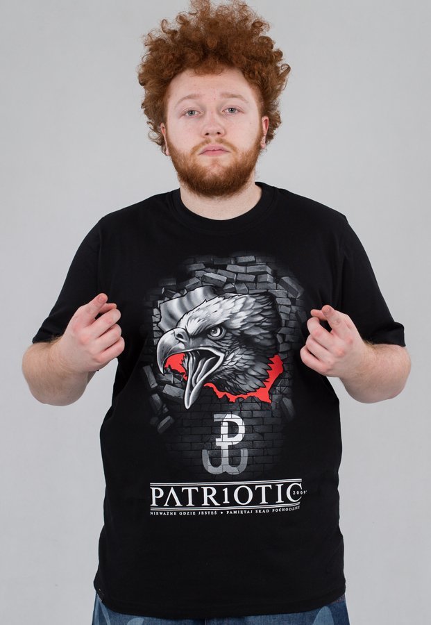 T-shirt Patriotic PW Orzeł czarny