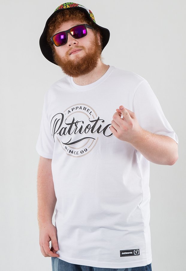 T-shirt Patriotic Pat Since biały