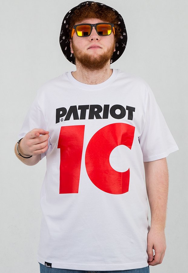 T-shirt Patriotic Patrio10 biały