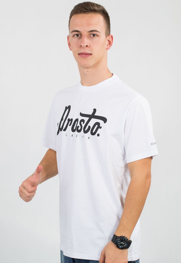 T-shirt Prosto Bow biały