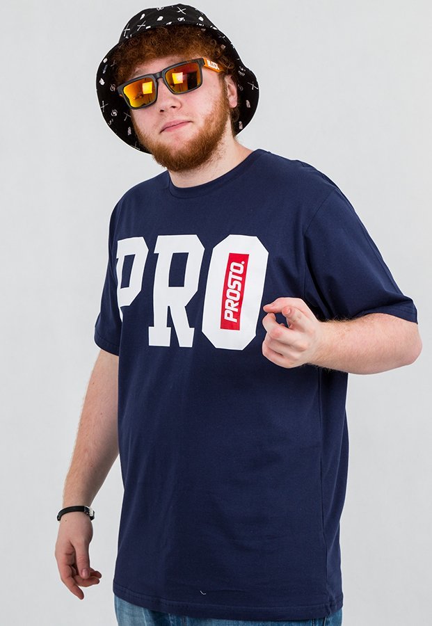 T-shirt Prosto Can granatowy