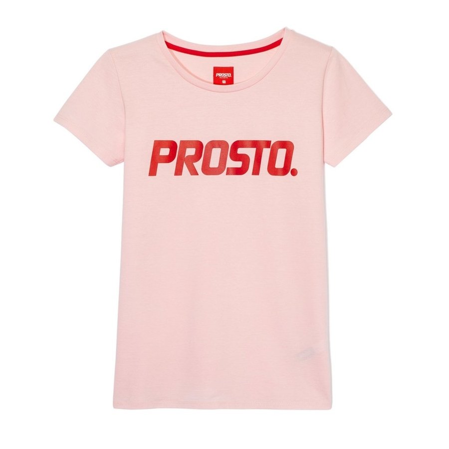T-shirt Prosto Duster różowy