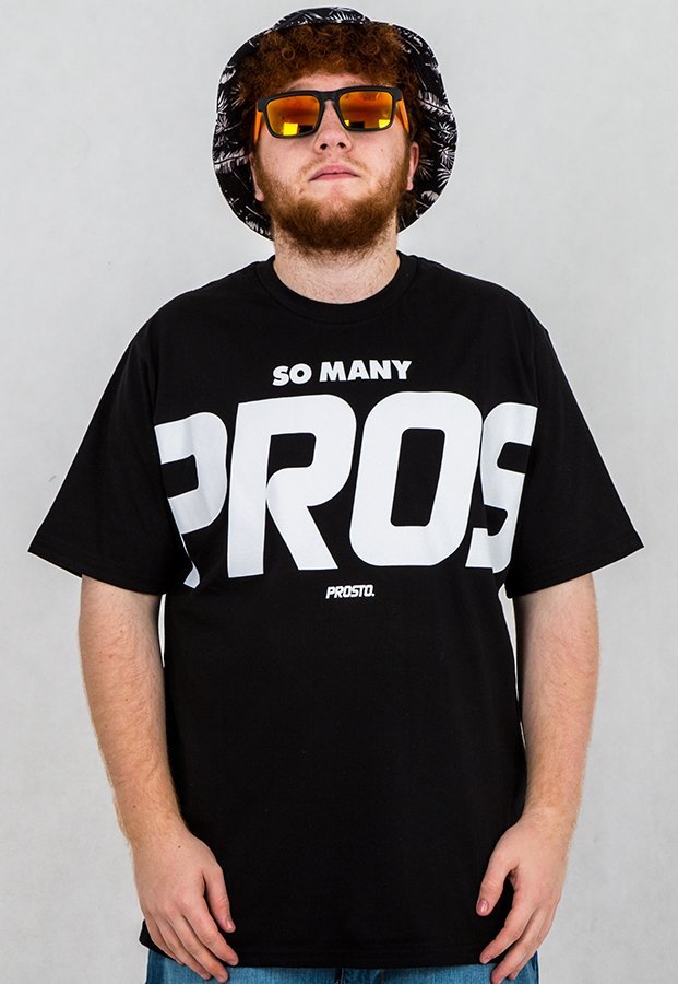 T-shirt Prosto Pros czarny