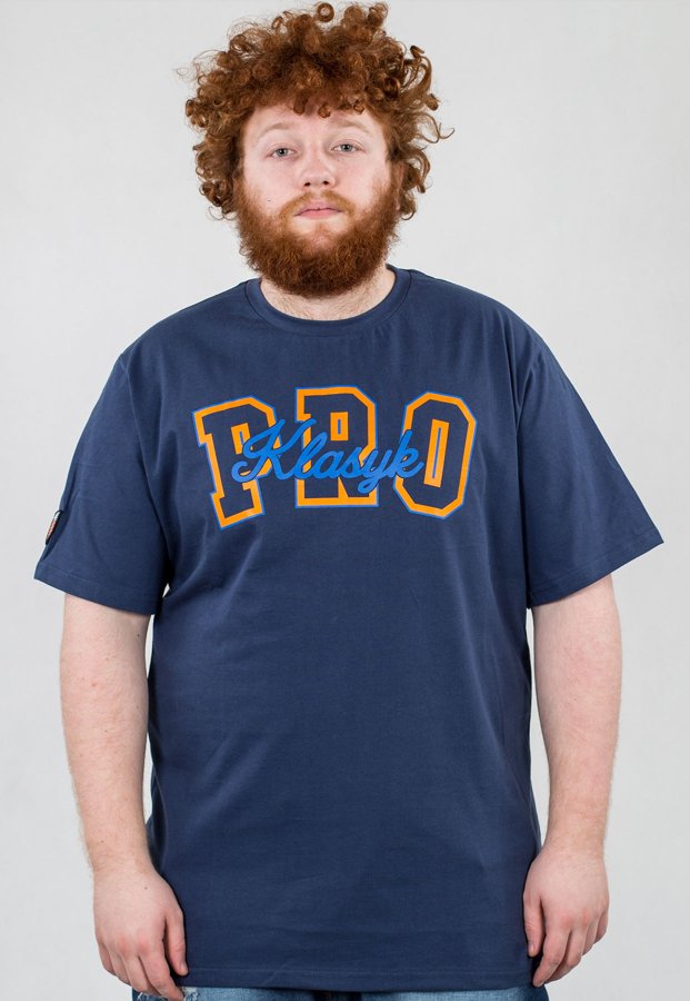 T-shirt Prosto Subscribe granatowy
