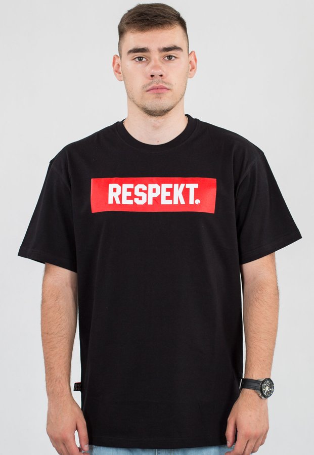T-shirt Respekt Frame czarny