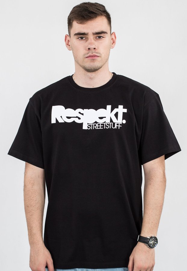 T-shirt Respekt Respekt czarny