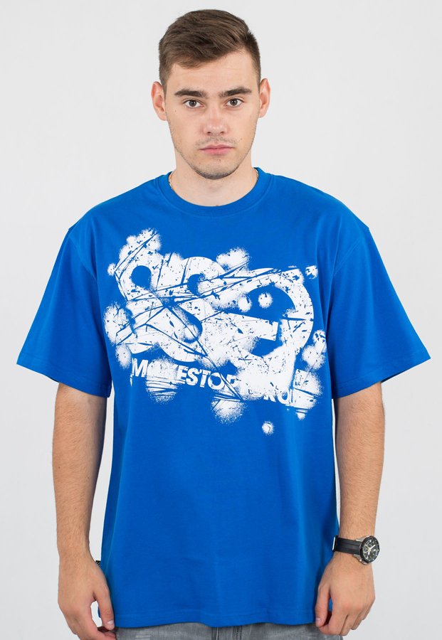 T-shirt SSG Damage SSG niebieski