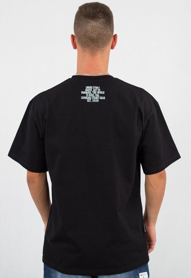 T-shirt SSG Moro Line czarny