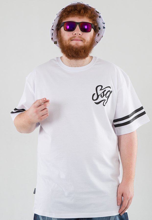 T-shirt SSG Small Tag biały