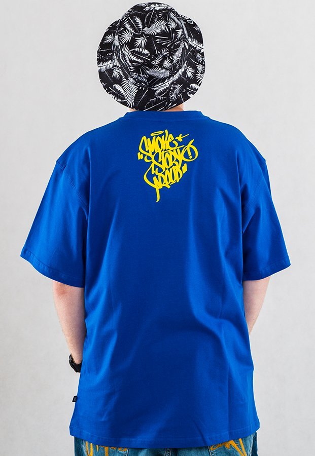 T-shirt SSG Smoke Tag niebieski