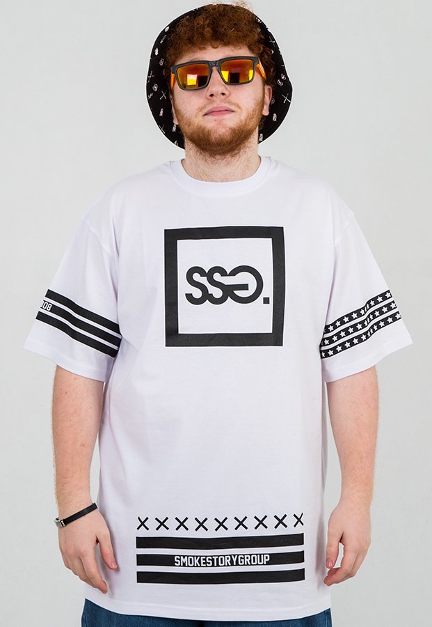 T-shirt SSG Square biały