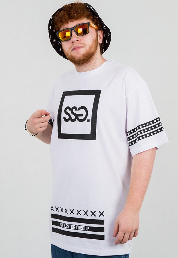 T-shirt SSG Square biały
